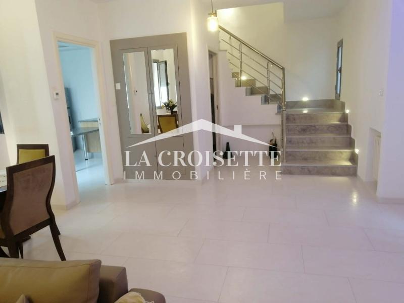 Duplex S+3 meublé à La Marsa